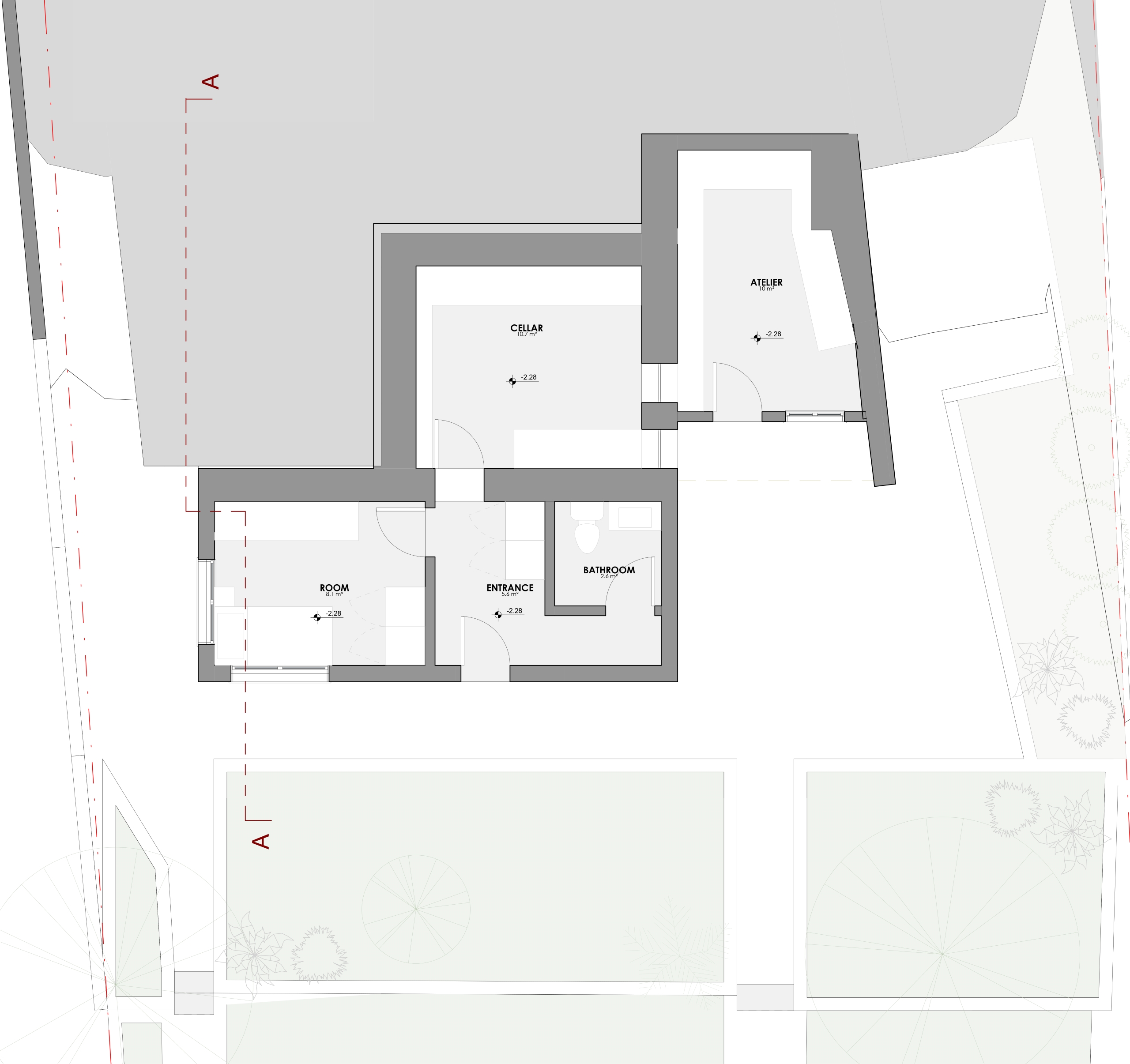 Garden Floor Plan - Existing